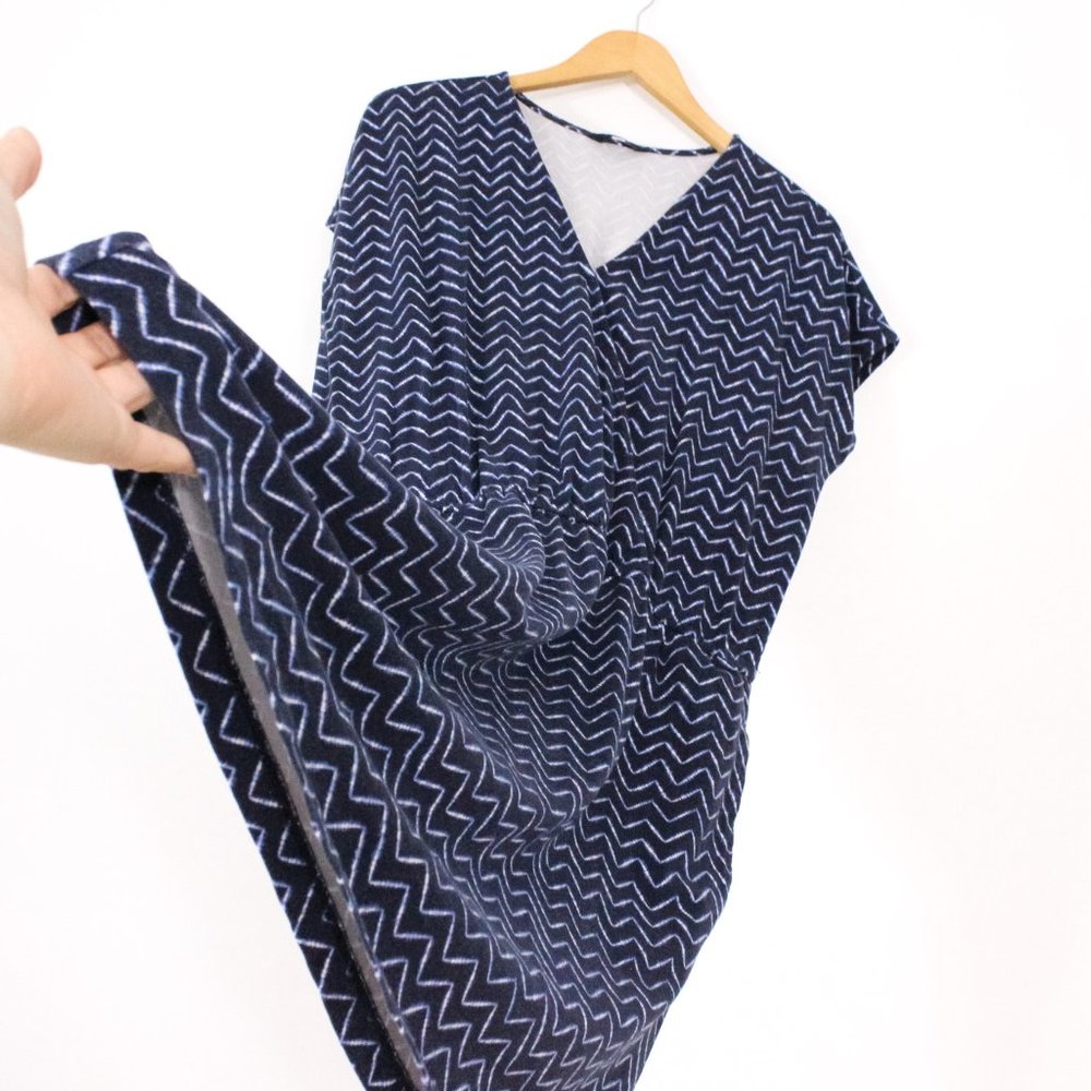 *Denver Hayes Blue Zig Zag Aztek Dress - Picture 4 of 5
